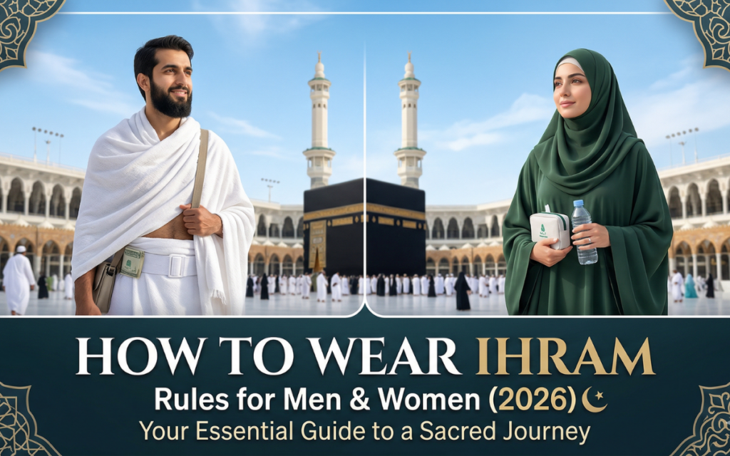 How to Wear Ihram: Rules for Men & Women (2026)